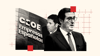 Gerardo Cuerva, presidente de Cepyme y Antonio Garamendi, presidente de la CEOE.