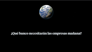 Imagen de la nueva campaña de BBVA con el lema ¿Qué banco necesitarán las empresas mañana?.