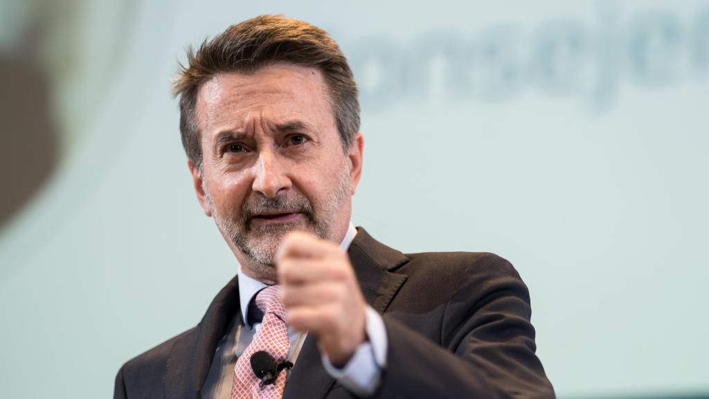 El consejero delegado de Repsol, Josu Jon Imaz, clausura la jornada para 'La transformación industrial hacia el Net Zero', en el Campus Repsol.