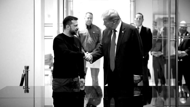 Donald Trump  y Volodymyr Zelenskyy