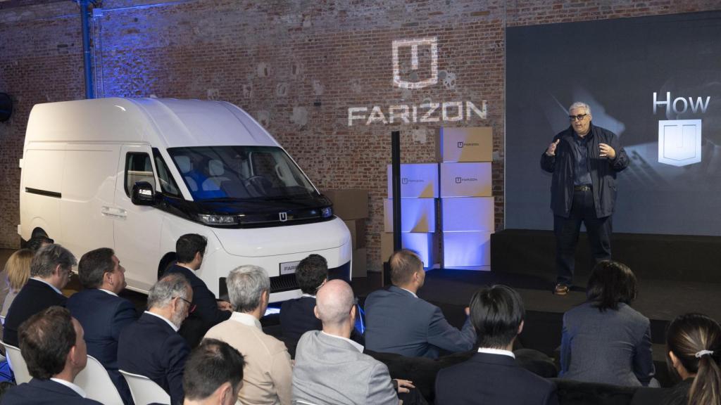 Herve Bertrand, vicepresidente de diseño de comerciales de Geely, en su presentación en Madrid.