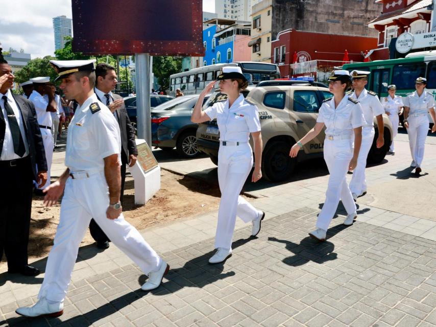 La heredera llega al Fuerte de Santa María