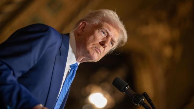 Donald Trump este martes en Mar-a-Lago.