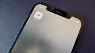 La app de Gemini en un iPhone.