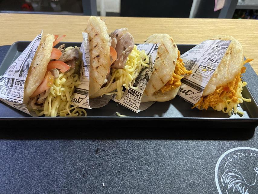 Arepas de Le Coq, en Santiago.