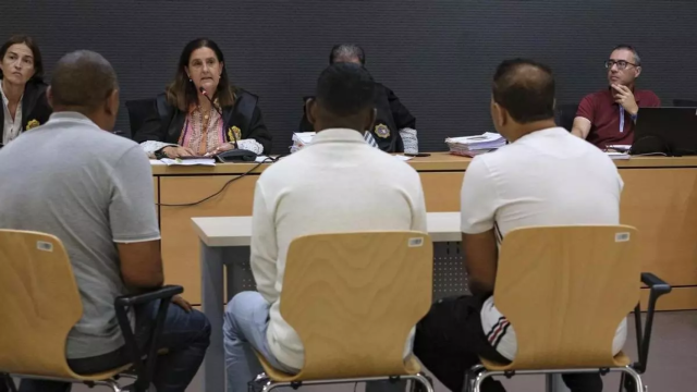 En la imagen, un ciudadano bangladesí que trabajó para Mastermind declara en la Audiencia de Las Palmas durante la celebración del primer juicio relacionado con la trama.