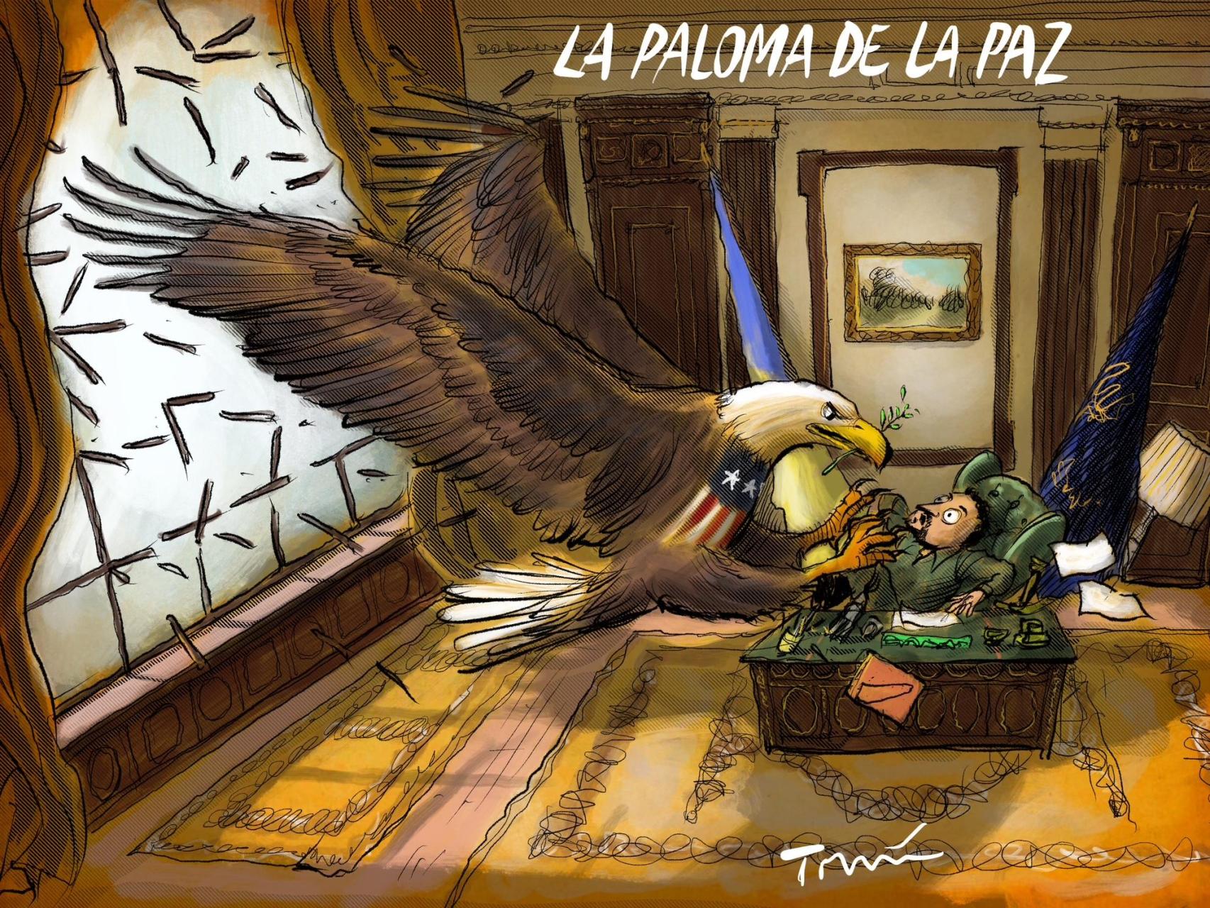 La paloma de la paz.