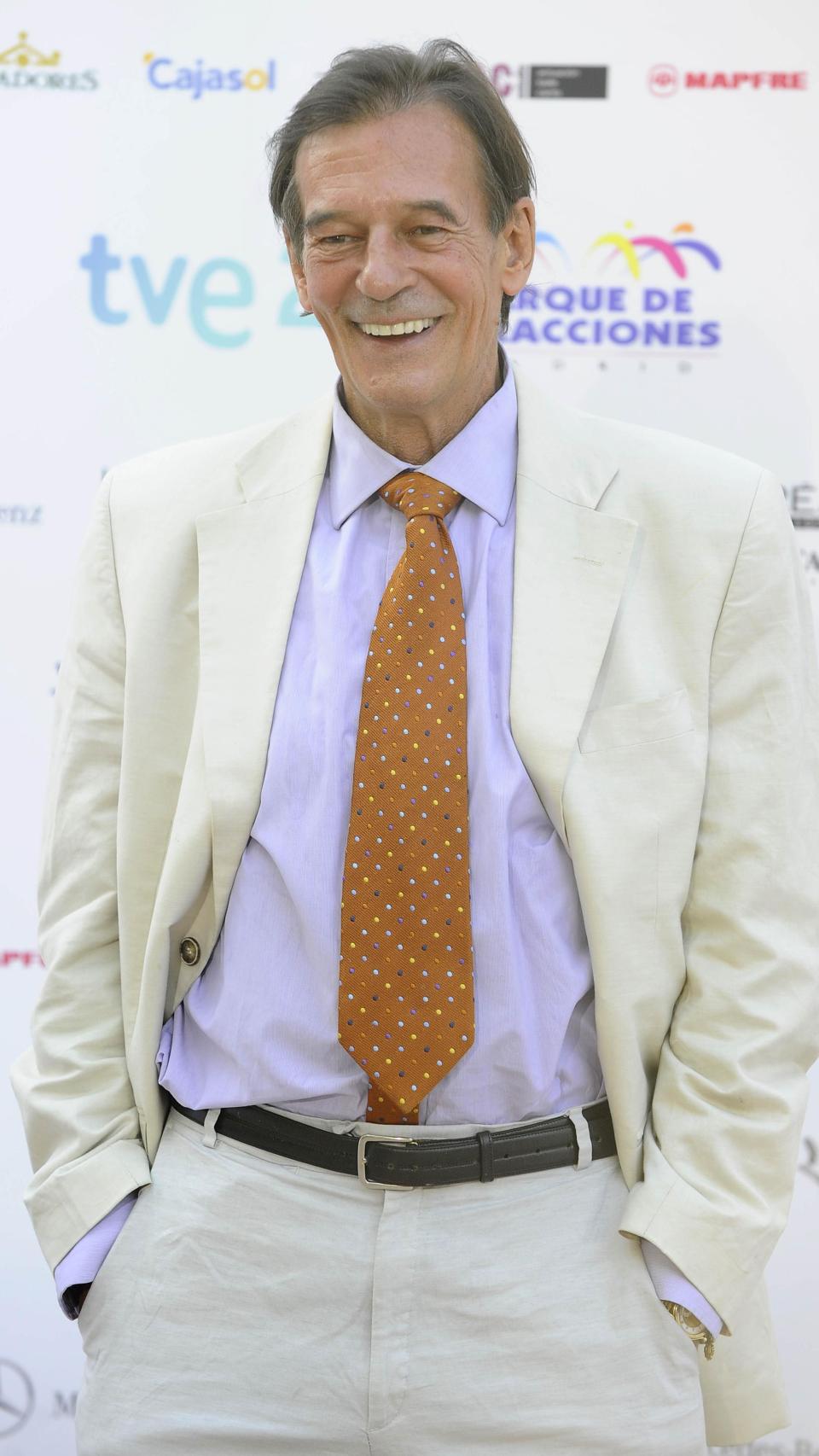 El legendario actor Tony Isbert en un acto público en 2012.