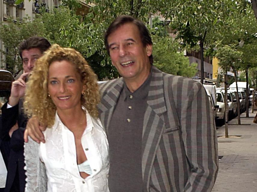 Tony Isbert junto a su mujer entonces, Eva, en una imagen captada en 2003, en Madrid.