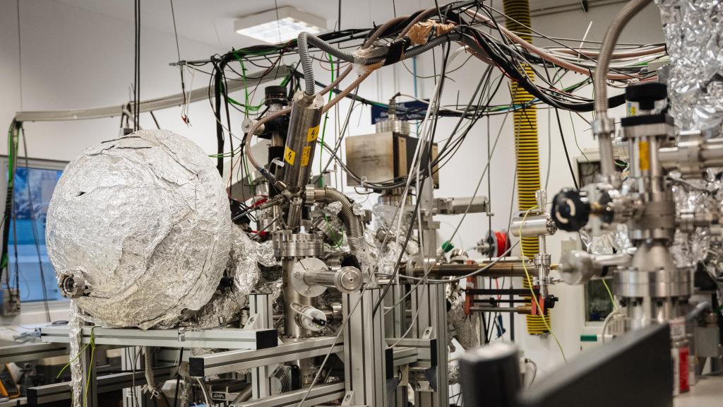 Detalle del interior de los laboratorios del Centro de Astrobiología (CAB).