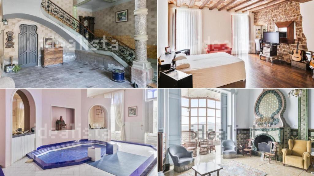 Algunas de las estancias de la casa que vende Rauw Alejandro.