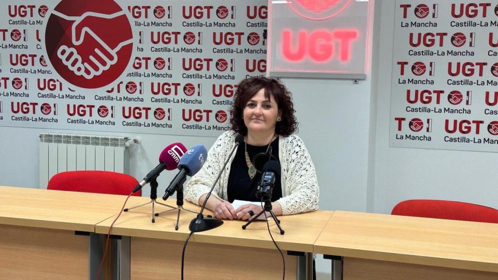 La secretaria de Empleo, Igualdad, y Políticas Sociales de UGT Castilla-La Mancha, Isabel Carrascosa.