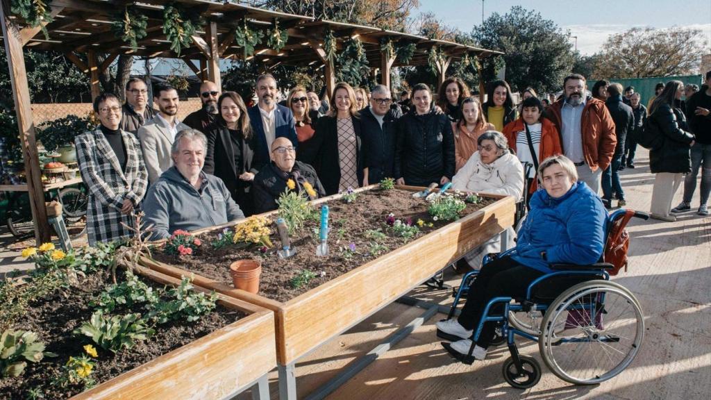 Castellón dispone del primer huerto urbano accesible de la provincia.