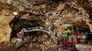 Imagen de una mina de wolframio.