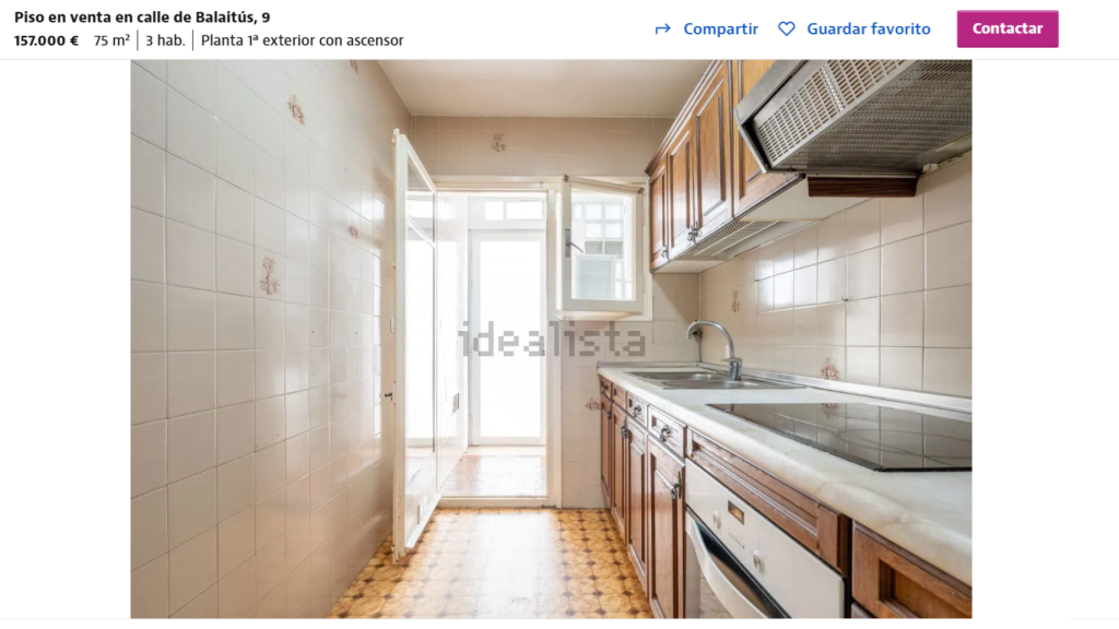 El piso en venta por 157.000 euros en Casablanca, Zaragoza.