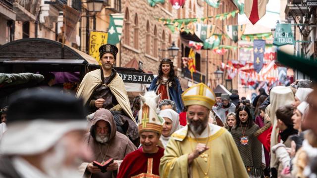 Recreación medieval de 'Las bodas de Isabel de Segura'.