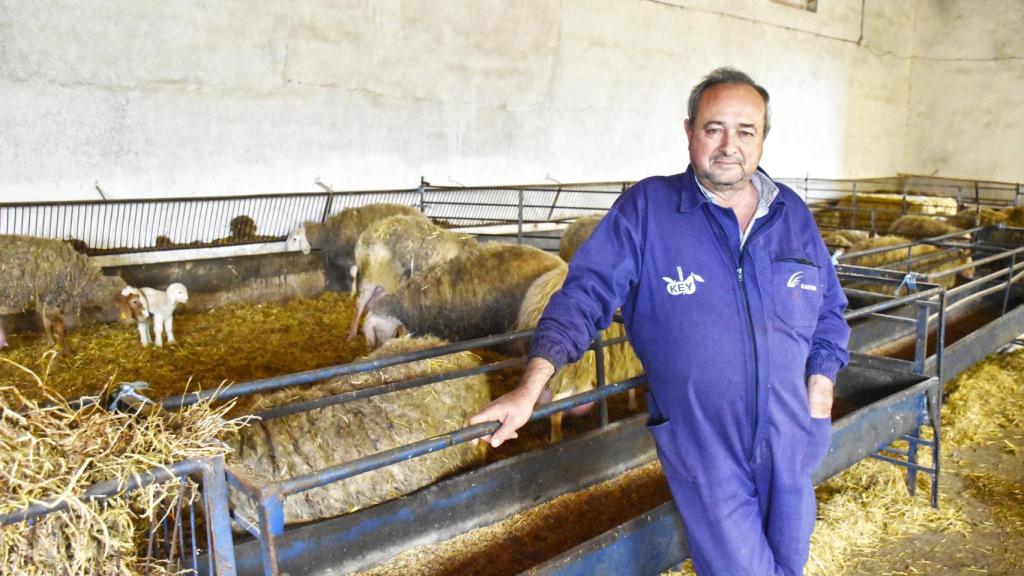 Juan Antonio Cuadrado en su explotación