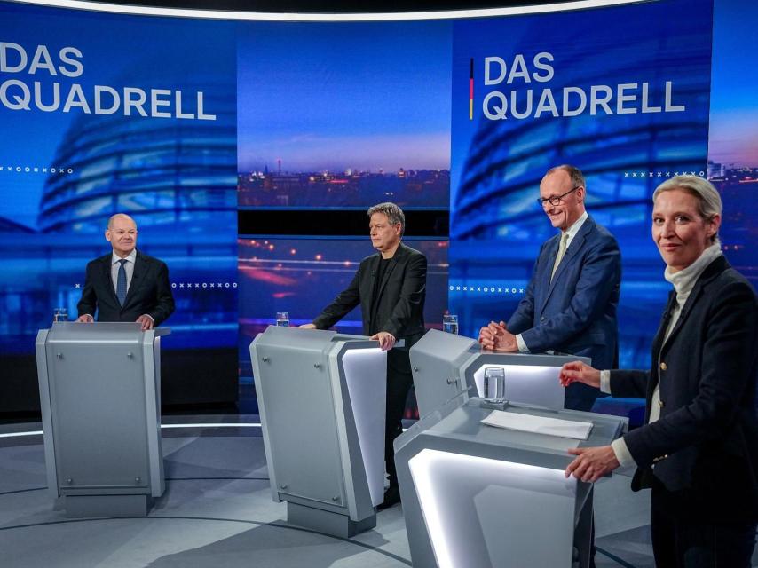 Debate electoral de los cuatro principales candidatos a la cancillería