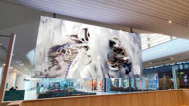 Una de las obras que están en Vallsur