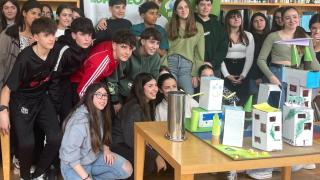 Los alumnos del IES Cardenal Pardo Tavera de Toro con sus maquetas