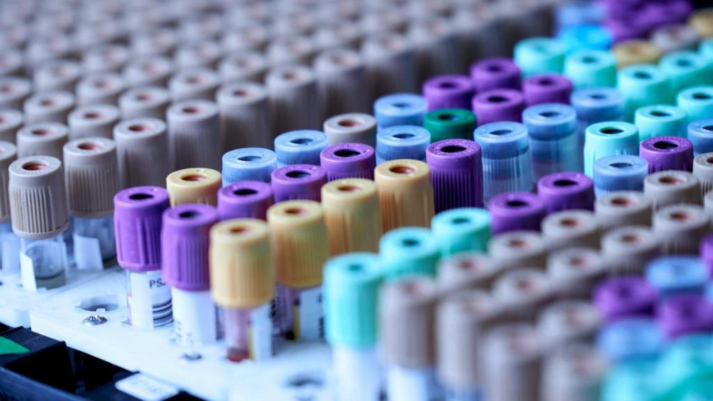 Las muestras de sangre que han servido para entrenar a Mal-ID.