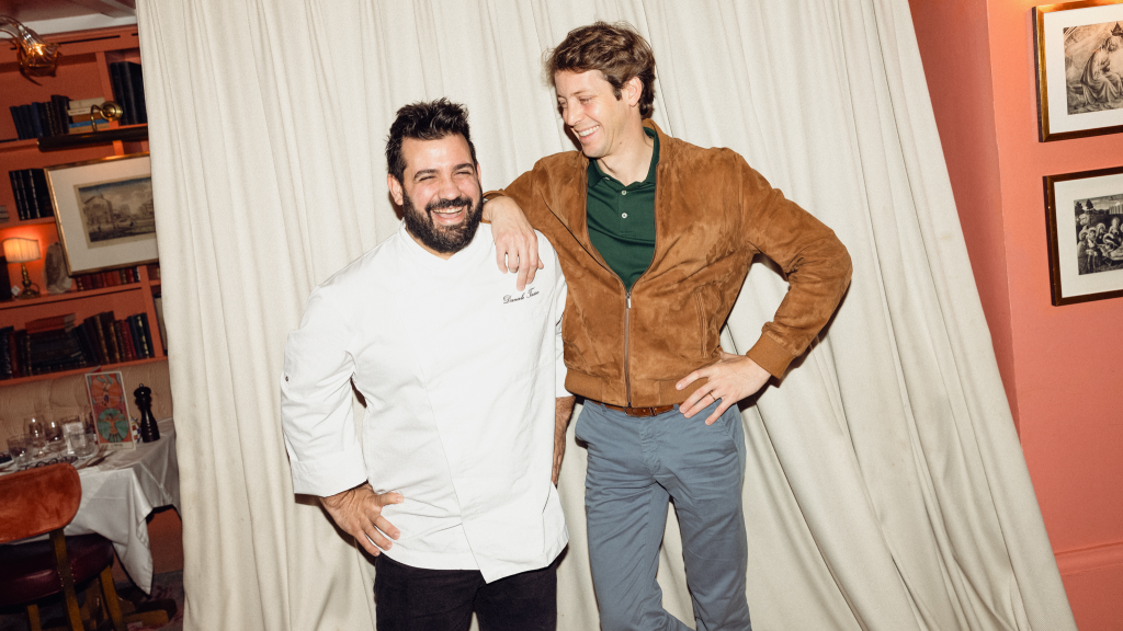 El chef Daniele Tasso y Tigrane Seydoux, cofundador de Big Mamma.