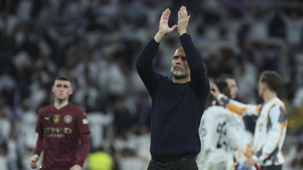 Pep Guardiola, tras caer con el Manchester City