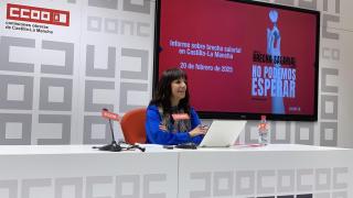 La secretaria de Mujeres y Políticas LGTBI de CCOO en Castilla-La Mancha, Rosario Martínez.