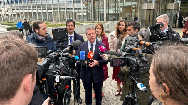 Page este jueves en Bruselas.