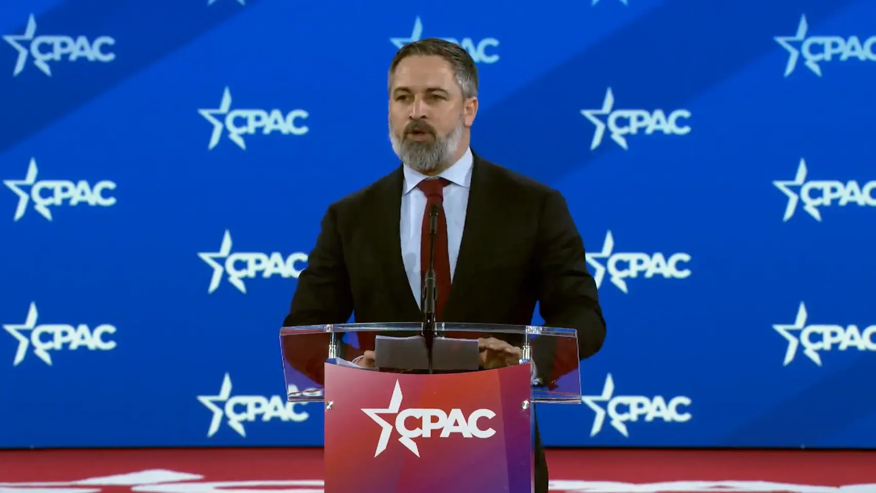 Discurso de Santiago Abascal ante la Conferencia Política de Acción Conservadora (CPAC) en Washington.