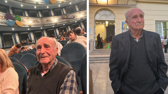 Una imagen de Antonio, en el Teatro Cervantes.