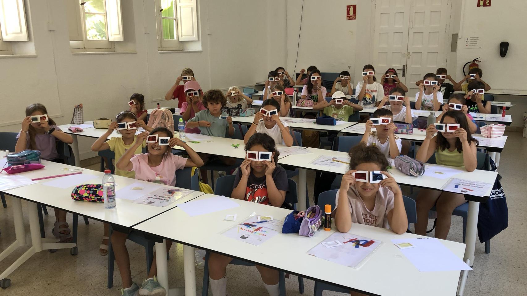 Campamento en La Térmica.