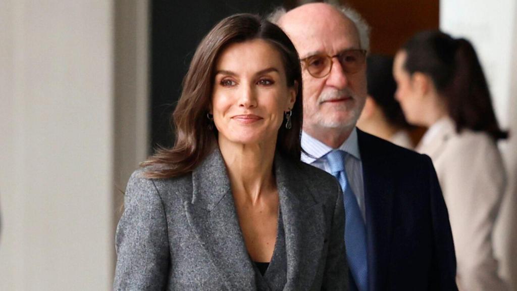 La Reina, a su llegada al acto de FAD.