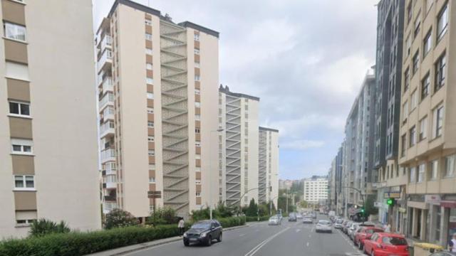 La Avenida de Monelos de A Coruña.