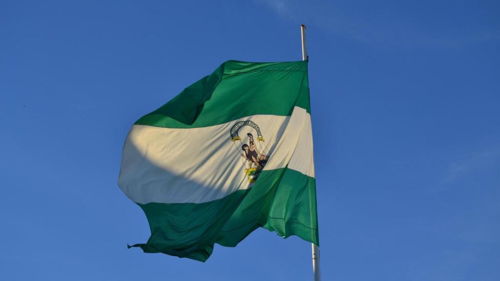 Imagen de recurso de la bandera de la comunidad andaluza.