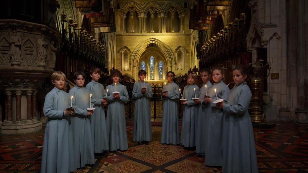 El coro de la Catedral de San Patricio de Dublin.