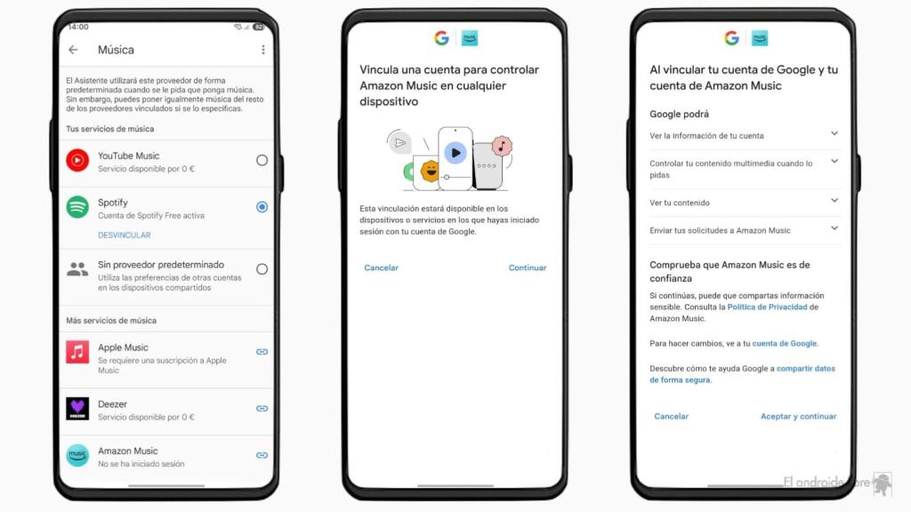 Amazon Music en Google Home