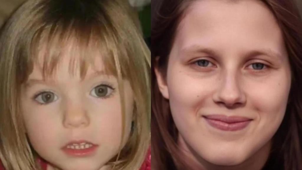 Madeleine McCann a la izquierda y Julia Wandel a la derecha.