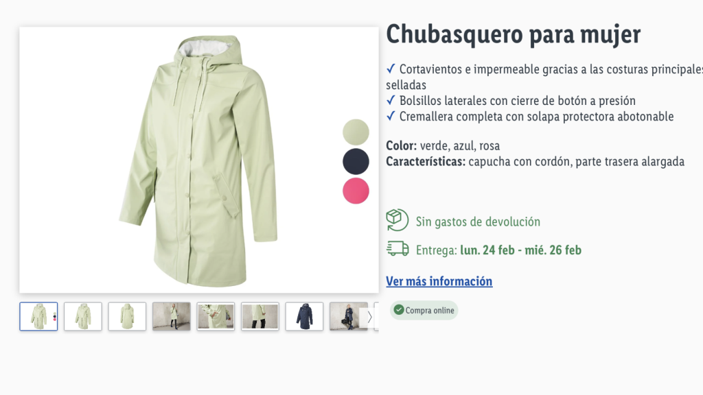 Chubasquero.