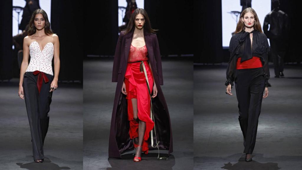 Siluetas del desfile de Pedro del Hierro en la MBFW.