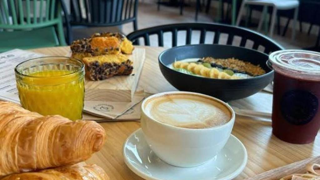 Un desayuno en Amasarte.