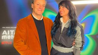 Narcís Rebollo y Aitana, en una imagen de redes sociales.