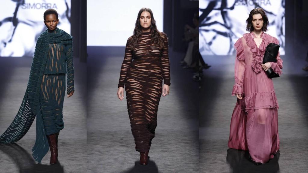 Siluetas del desfile de SIMORRA en la MBFW.