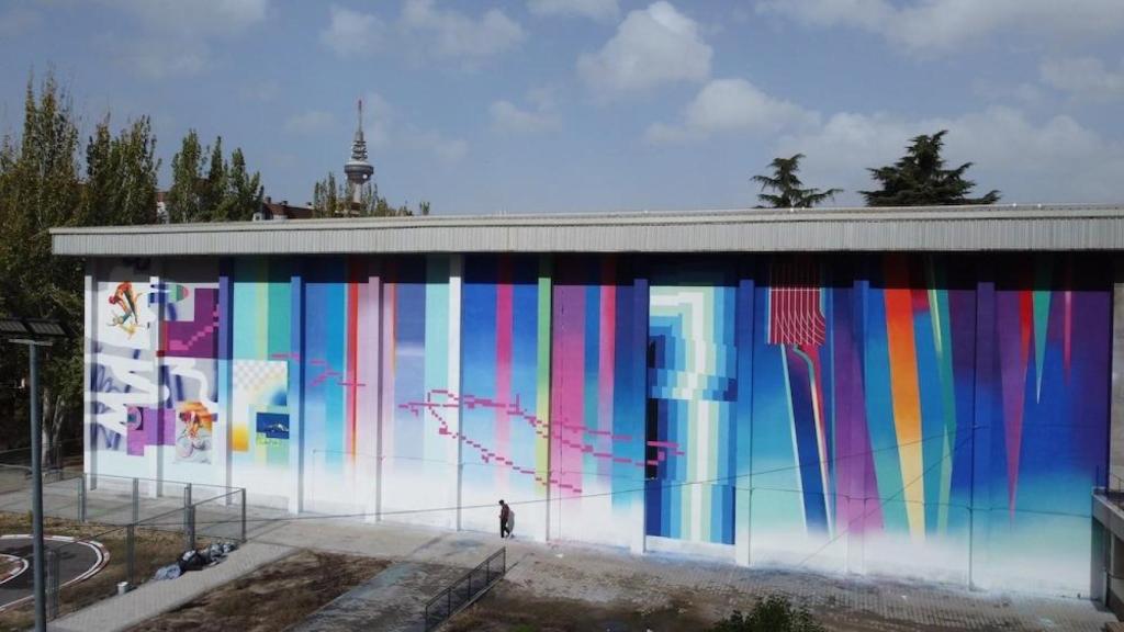 Intervención de MURFIN en la calle Alcalde Garrido Juaristi.