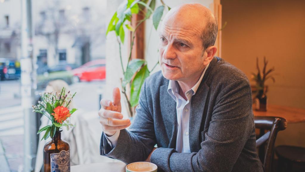 Alfonso González Hermoso de Mendoza, durante su entrevista con EL ESPAÑOL.