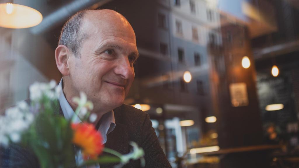 Alfonso González Hermoso de Mendoza, durante su charla con EL ESPAÑOL.