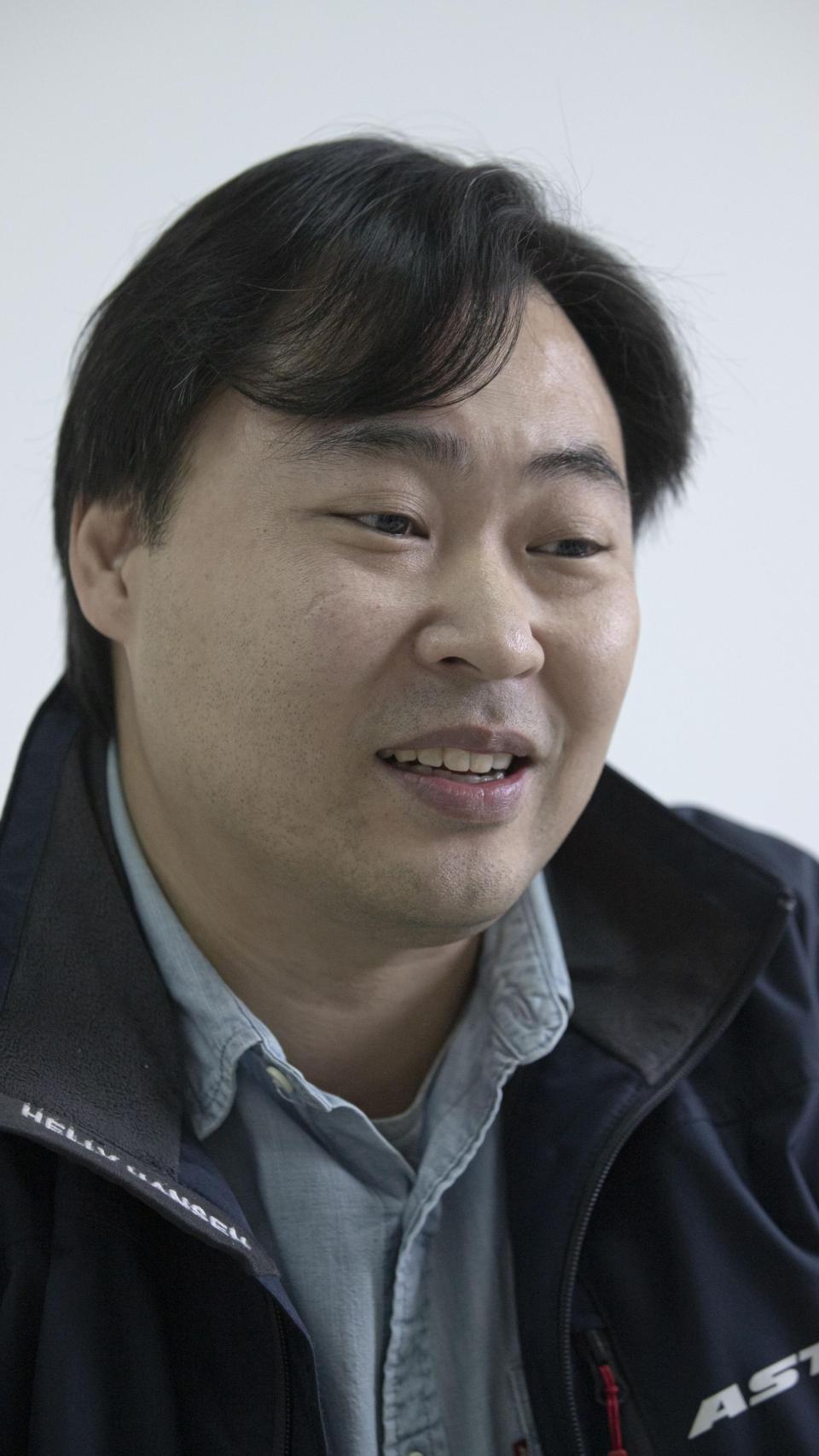 Sung-Su Cho, durante su entrevista con EL ESPAÑOL en las oficinas de Astec Boats.