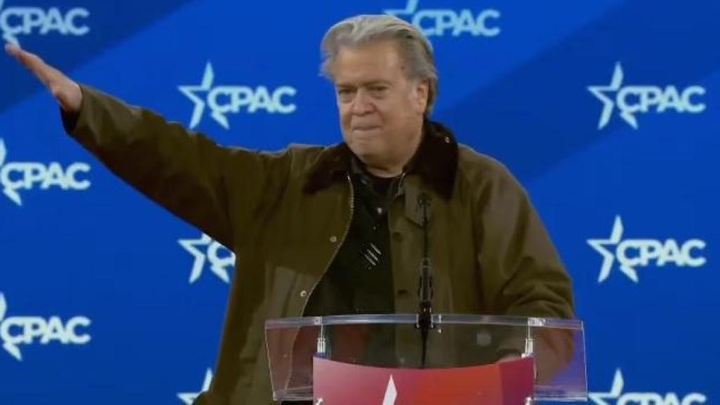 El exasesor de Trump Steve Bannon.
