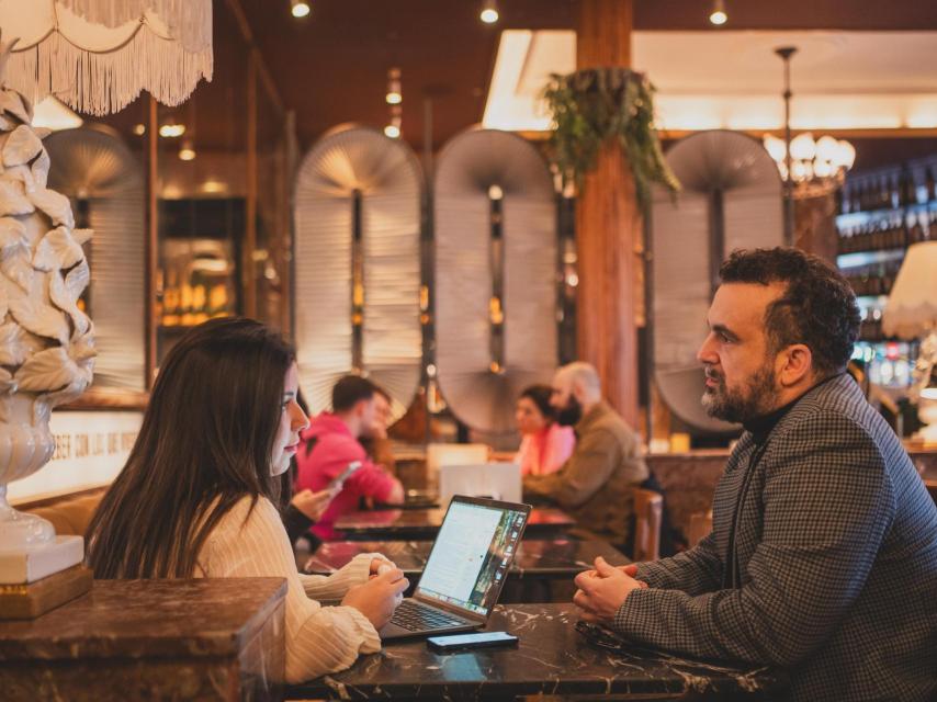 Nacho Vigalondo durante esta entrevista.