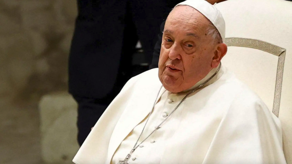El papa Francisco durante la audiencia del Jubileo del 1 de febrero de 2025.